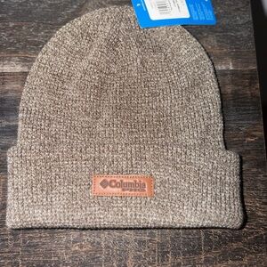 Columbia Tan Knit Beanie